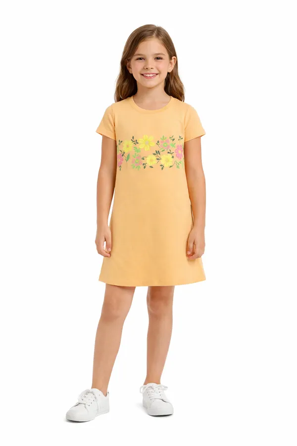 Yellow_Cotton_Nighty_For_Girls