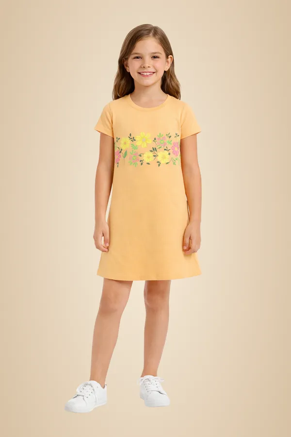Yellow_Cotton_Nighty_For_Girls