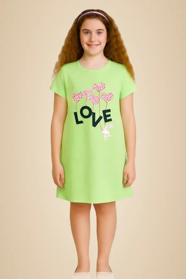 Green_Cotton_Nighty_For_Girls