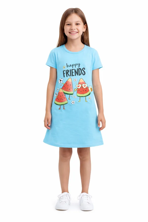 Blue_Cotton_Nighty_For_Girls