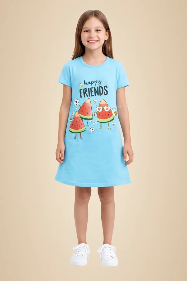 Blue_Cotton_Nighty_For_Girls