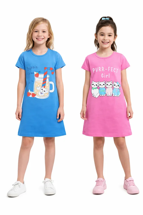 Multicolor_Cotton_Nighty_Combo_For_Girls_Pack_Of_2