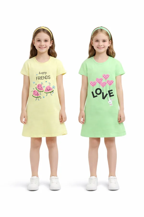 Multicolor_Cotton_Nighty_Combo_For_India_Pack_Of_2