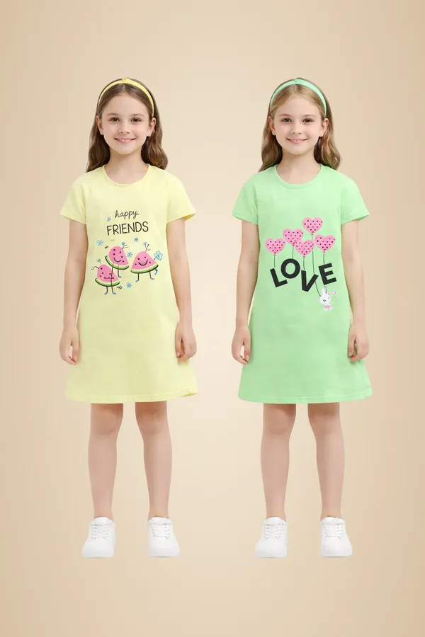 Multicolor_Cotton_Nighty_Combo_For_India_Pack_Of_2