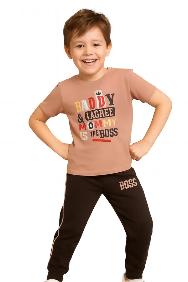 Pink_And_Brown_Cotton_T-Shirt_Track_Pant_Joggers_Set_For_Boys