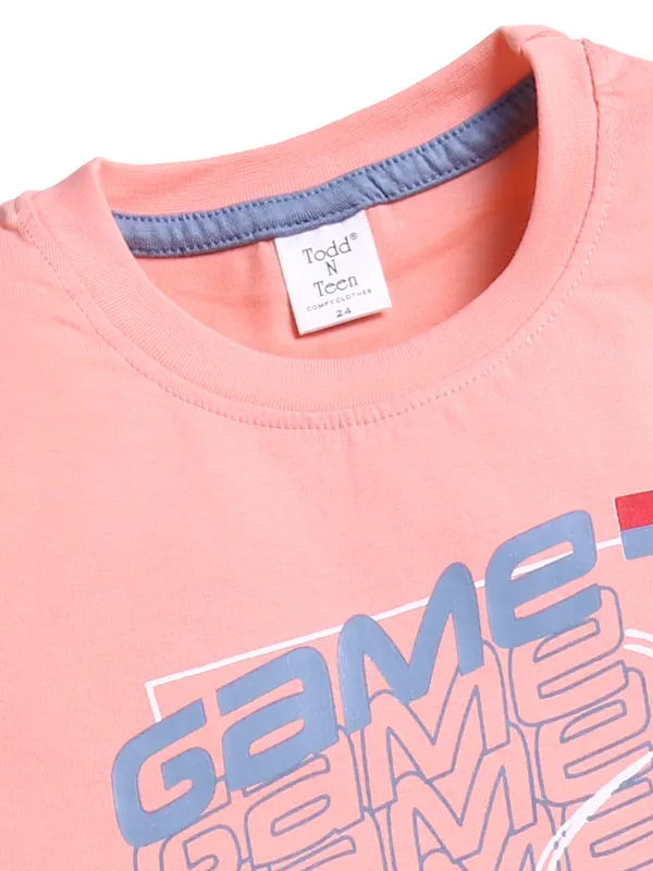 Peach_And_Grey_Cotton_T-Shirt_Track_Pant_Joggers_Set_For_Boys