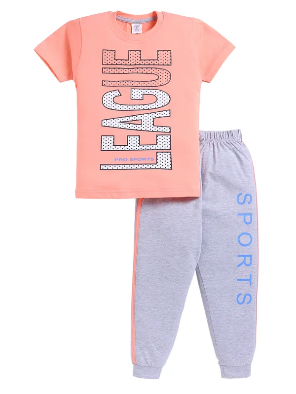 Peach_And_Grey_Cotton_T-Shirt_Track_Pant_Joggers_Set_For_Boys
