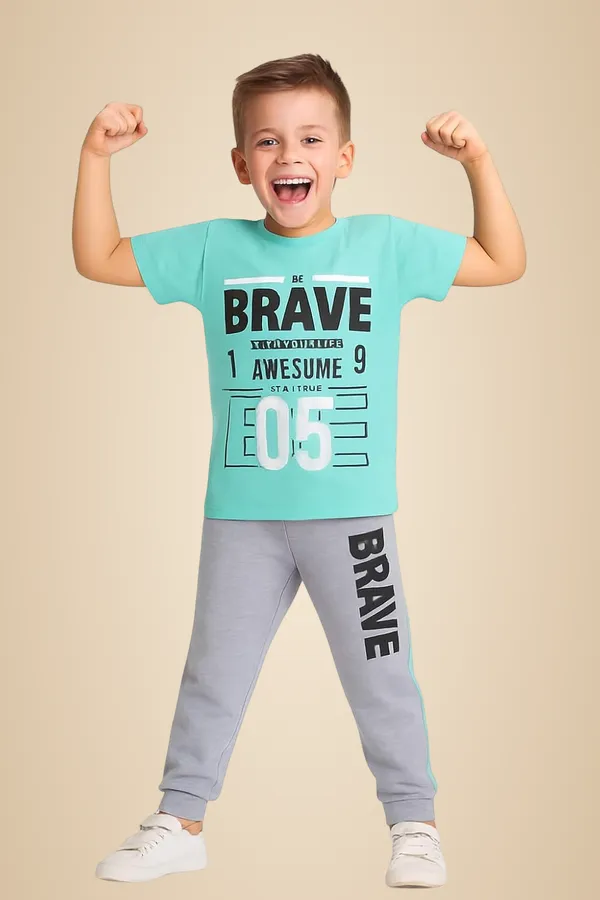 Teal_And_Grey_Cotton_T-Shirt_Track_Pant_Joggers_Set_For_Boys