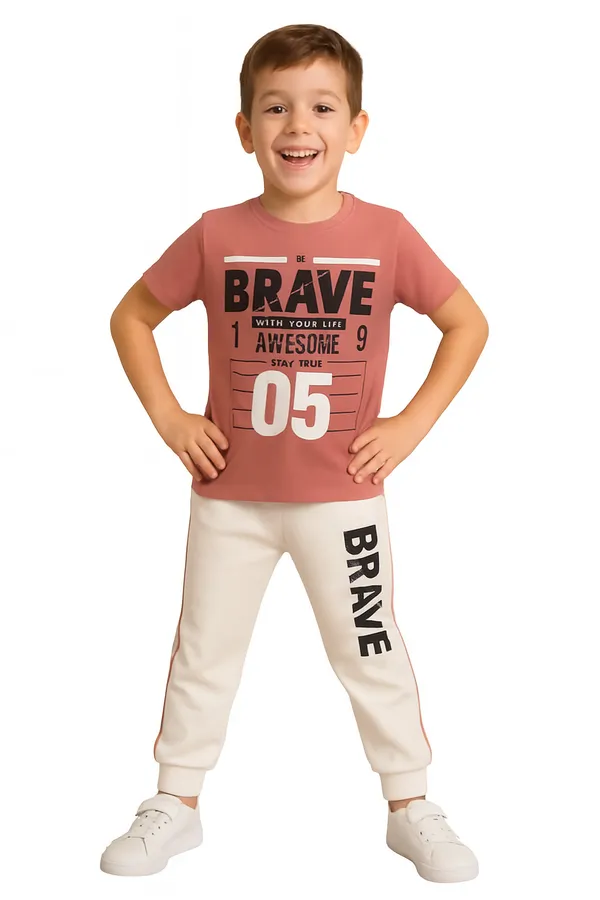 Brown_And_Cream_Cotton_T-Shirt_Track_Pant_Joggers_Set_For_Boys