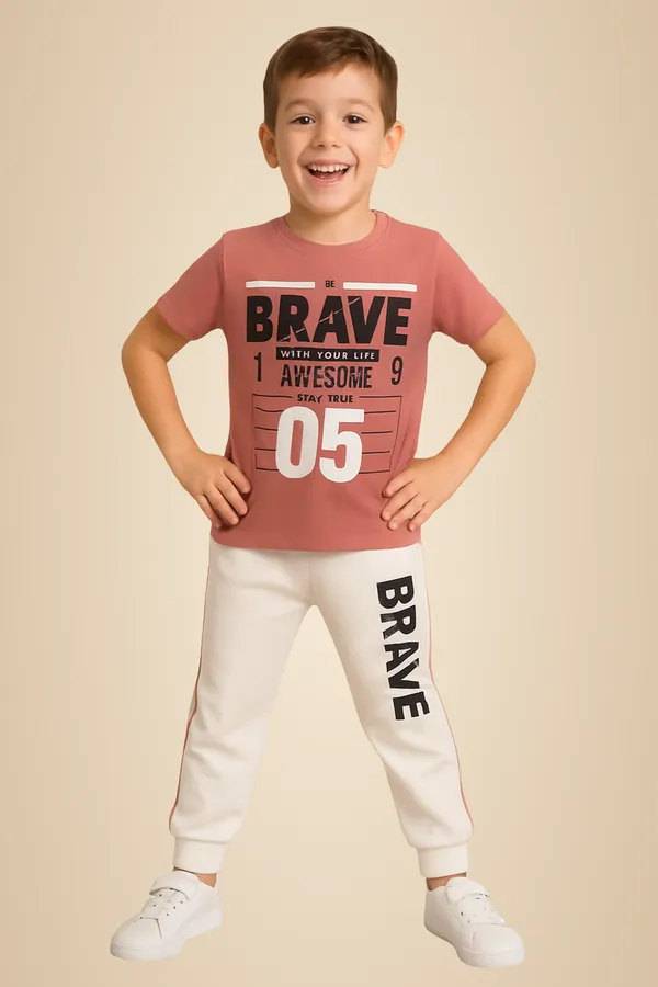 Brown_And_Cream_Cotton_T-Shirt_Track_Pant_Joggers_Set_For_Boys