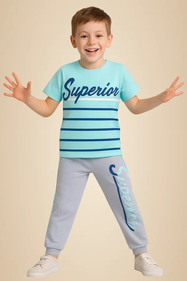 Teal_Cotton_T-Shirt_Track_Pant_Joggers_Set_For_Boys