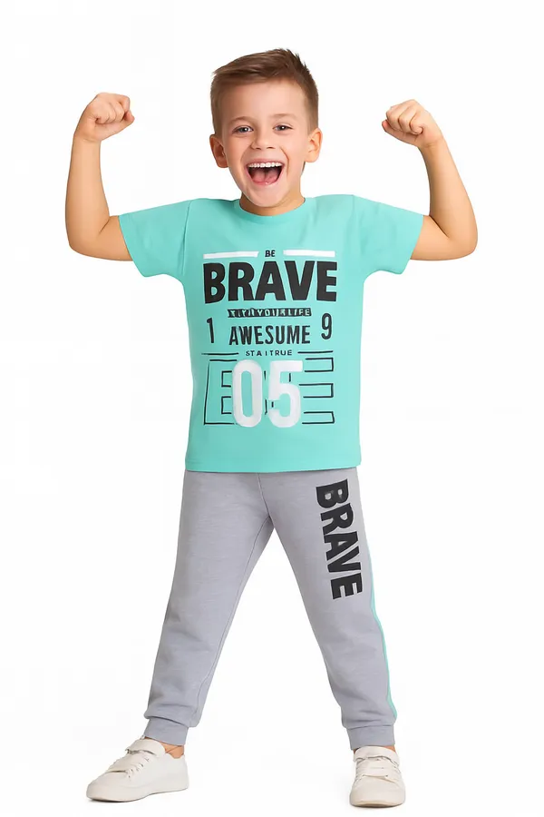 Teal_And_Grey_Cotton_T-Shirt_Track_Pant_Joggers_Set_For_Boys