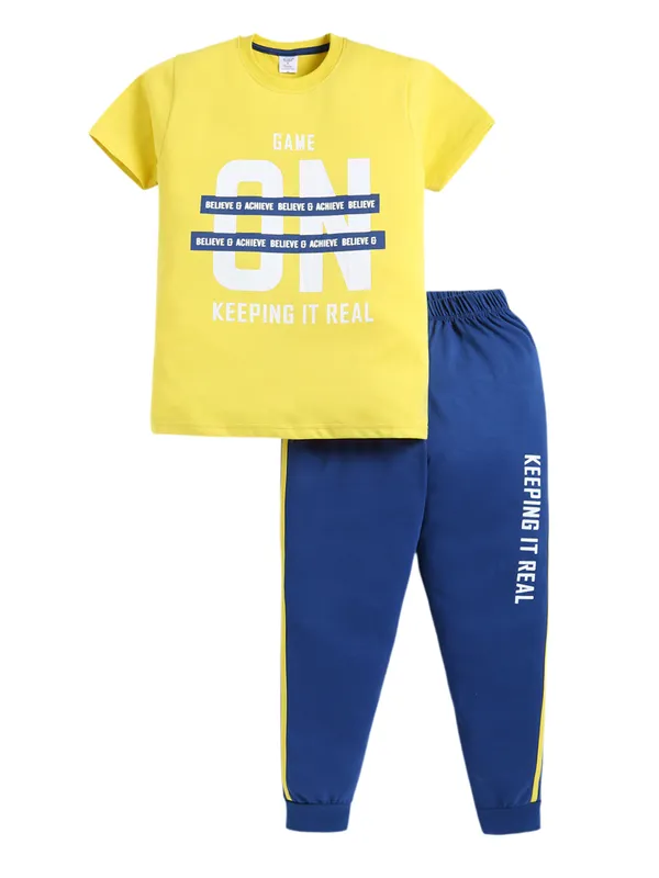 Yellow_And_Navy_Blue_Cotton_T-Shirt_Track_Pant_Joggers_Set_For_Boys