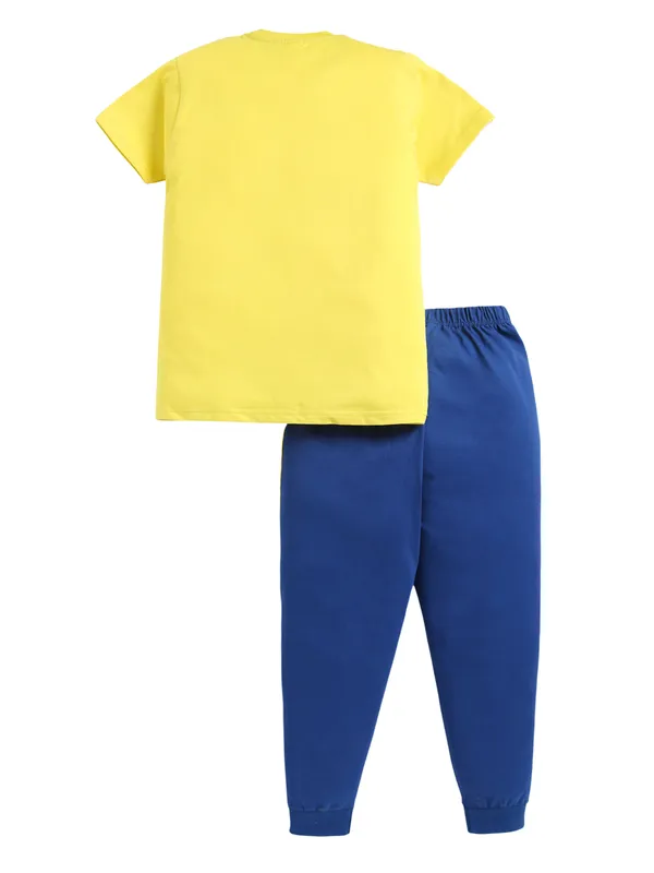 Yellow_And_Navy_Blue_Cotton_T-Shirt_Track_Pant_Joggers_Set_For_Boys