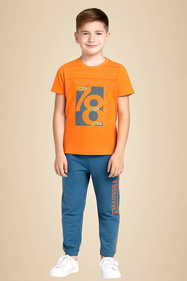 Orange_And_Blue_Cotton_T-Shirt_Track_Pant_Joggers_Set_For_Boys