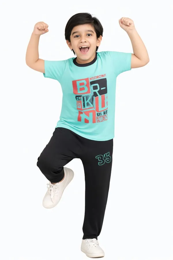 Teal_Blue_Cotton_T-Shirt_Track_Pant_Joggers_Set_For_Boys
