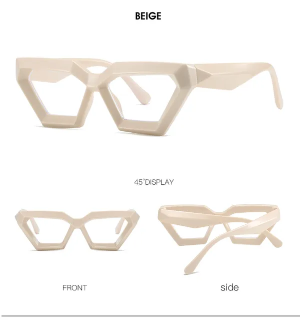 Beige_Beige_Geometric_Cat_Eye_Sunglasses_Frame