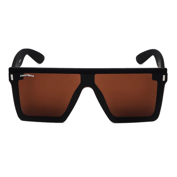Brown_Oversized_Square_Frame_Flat_Top_Sunglasses_Unisex_Retro_Style_Shades