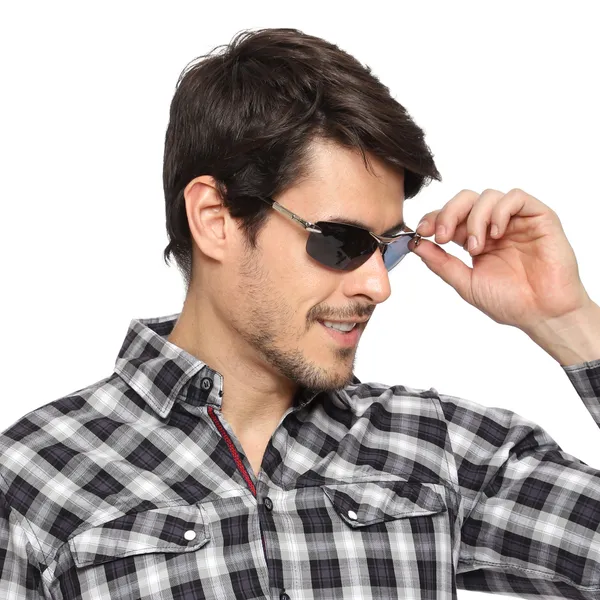 Black_Polarized_Uv400_Protection_Rimless_Sports_Sunglasses_For_Men