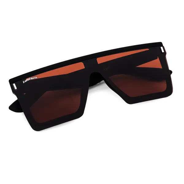 Brown_Oversized_Square_Frame_Flat_Top_Sunglasses_Unisex_Retro_Style_Shades