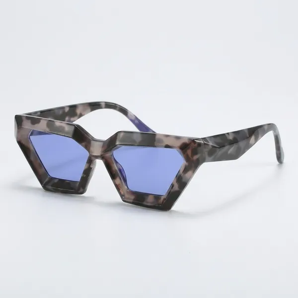 Blue_Print_Leopard_Print_Geometric_Cat_Eye_Sunglasses