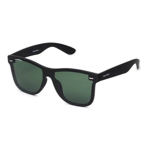 Green_Flat_Top_Oversized_Square_Sunglasses_With_Lenses_Frame