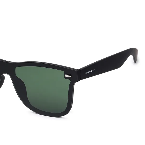Green_Flat_Top_Oversized_Square_Sunglasses_With_Lenses_Frame