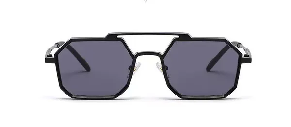 Black_Geometric_Hexagon_Frame_Sunglasses_Metal_With_Dark_Lenses