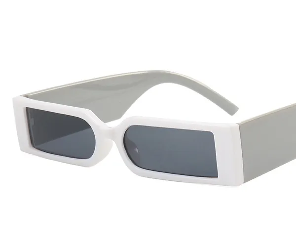 White_Rectangular_Sunglasses_With_Tinted_Lenses