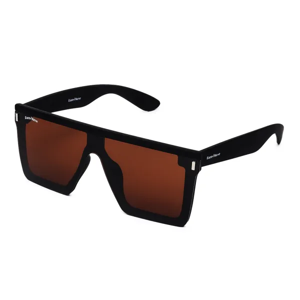 Brown_Oversized_Square_Frame_Flat_Top_Sunglasses_Unisex_Retro_Style_Shades