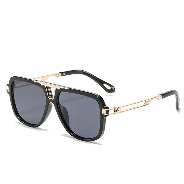 Gold_And_Black_Stylish_Aviator_Sunglasses_With_Metal_Frame_And_Accents