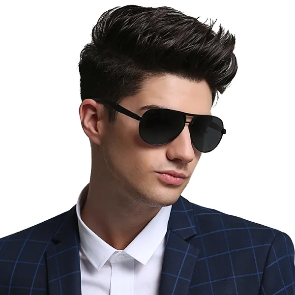 Black_Polarized_Aviator_Sunglasses_For_Men_Frame_With_Dark_Lenses