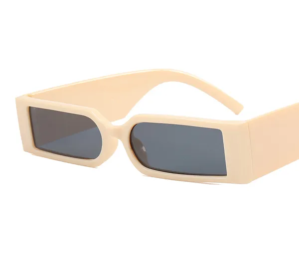Beige_Retro_Rectangle_Sunglasses_Beige_Frame_With_Dark_Lenses