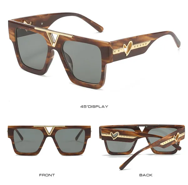 Black_And_Gold_Oversized_Square_Frame_Sunglasses_With_Metal_Accents
