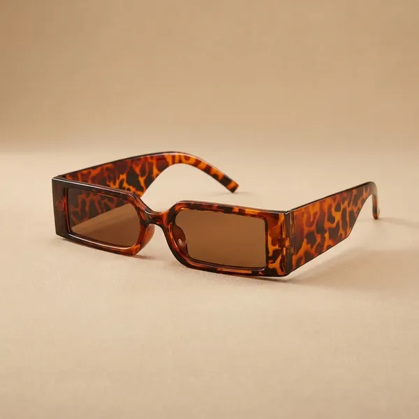 Brown_Trendy_Rectangular_Tortoiseshell_Sunglasses_With_Tinted_Lenses