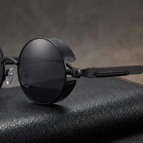 Black_Vintage_Round_Steampunk_Sunglasses_With_Side_Shields