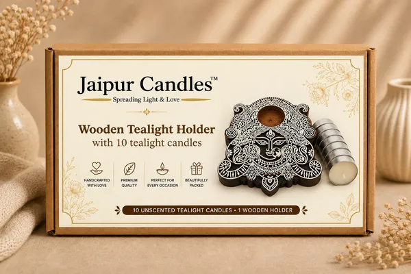 Jaipur_Candles_Wooden_Tealight_Candle_Holder_with_10_Unscented_Tealight_Candles