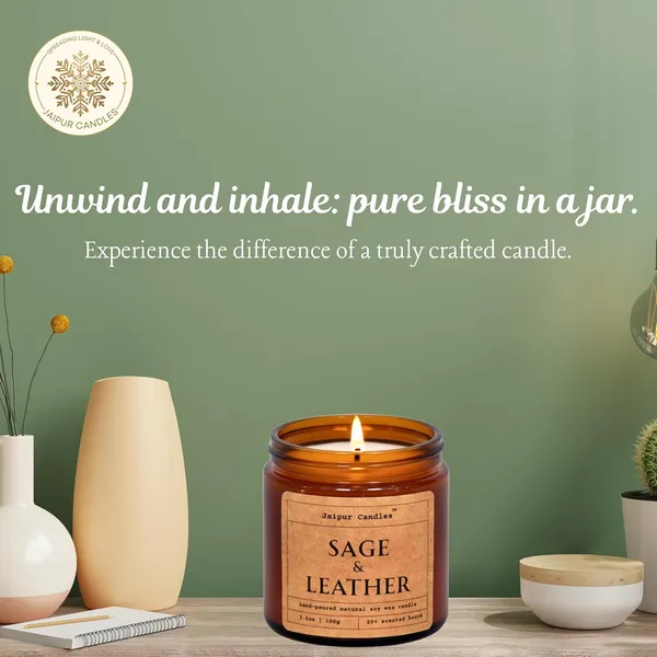 Sage_&_Leather_Aromatherapy_Scented_Candle