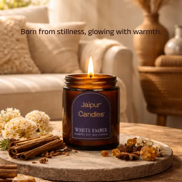 White_Ember_Amber_Jar_Soy_Wax_Candle