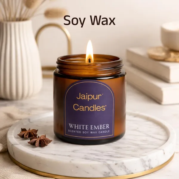 White_Ember_Amber_Jar_Soy_Wax_Candle