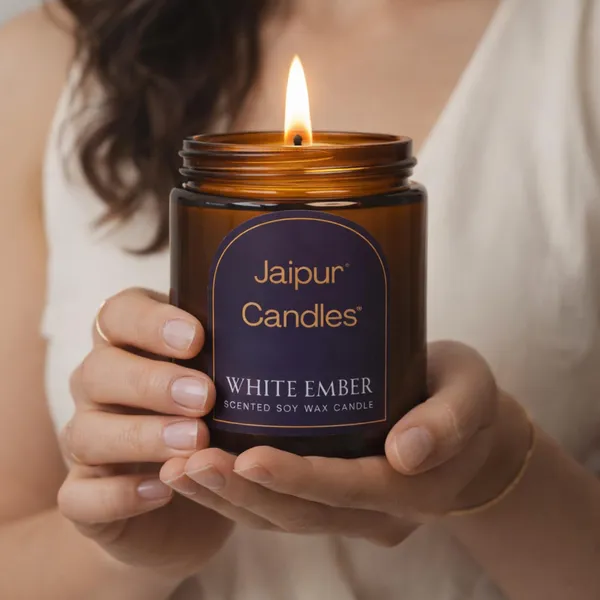 White_Ember_Amber_Jar_Soy_Wax_Candle