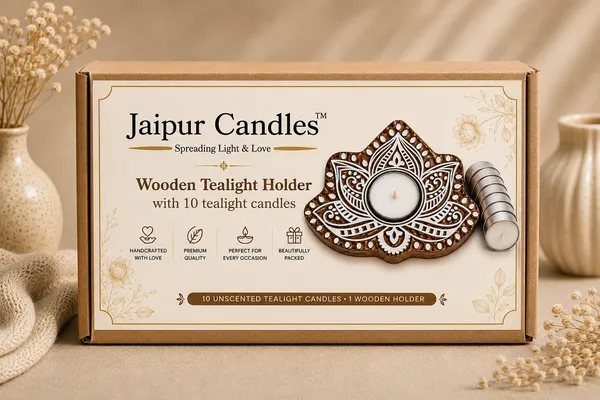 Jaipur_Candles_Wooden_Tealight_Candle_Holder_with_10_Unscented_Tealight_Candles