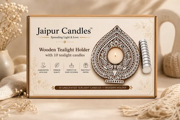 Jaipur_Candles_Wooden_Tealight_Candle_Holder_with_10_Unscented_Tealight_Candles