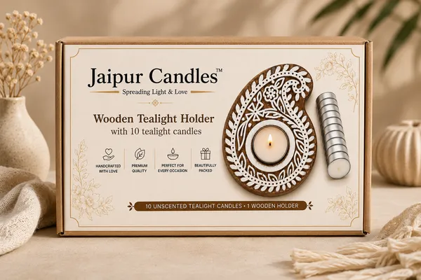 Jaipur_Candles_Wooden_Tealight_Candle_Holder_with_10_Unscented_Tealight_Candles