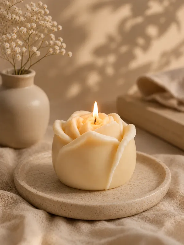 Rose_Scented_Decorative_Candle
