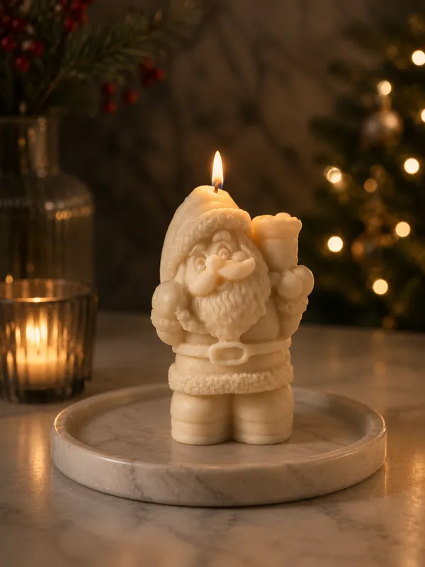Santa_Scented_Decorative_Candle
