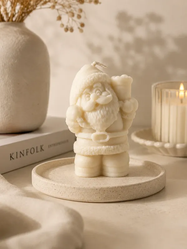 Santa_Scented_Decorative_Candle