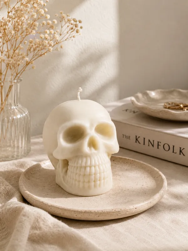 Skull_Scented_Decorative_Candle