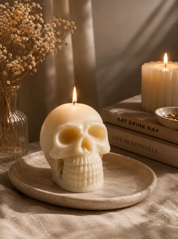 Skull_Scented_Decorative_Candle