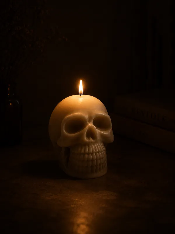 Skull_Scented_Decorative_Candle